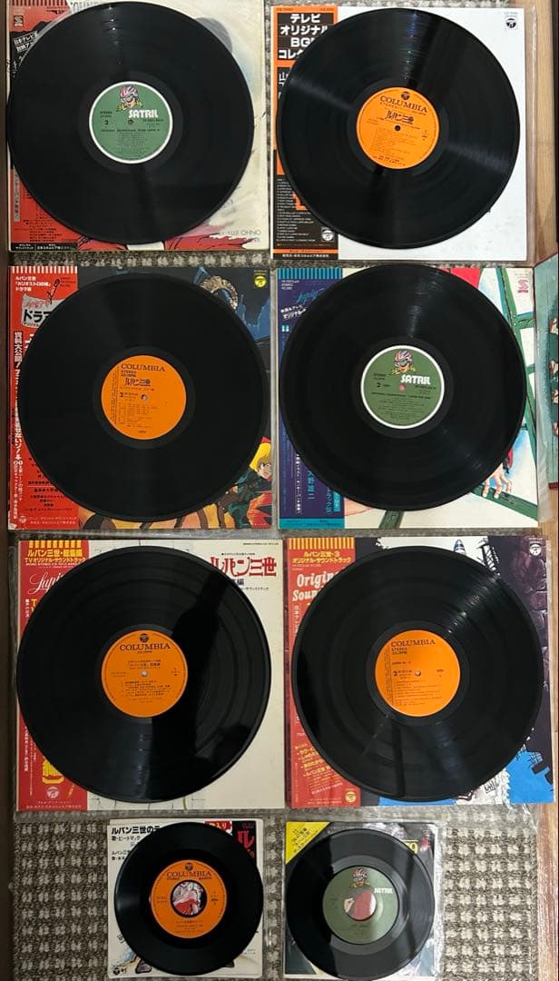 ルパン三世　LP6枚　EP 3枚