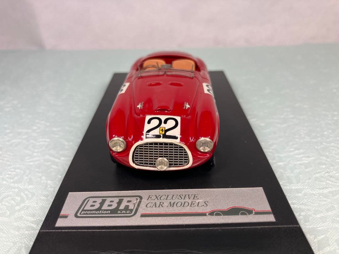 BBR フェラーリ166MM 1949年　ル・マン優勝　No.22 レッド