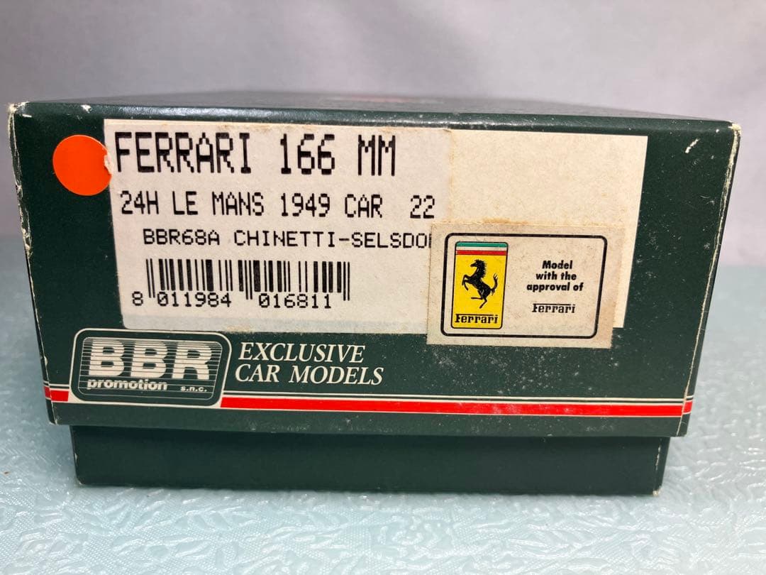 BBR フェラーリ166MM 1949年　ル・マン優勝　No.22 レッド