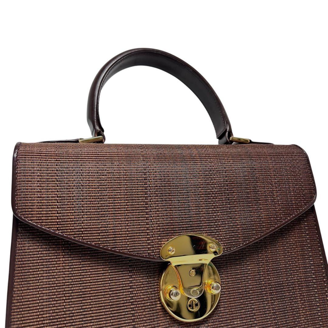 【美品】COMTESSE Germany製 コンテス/ホースヘアー/ハンドバッグ