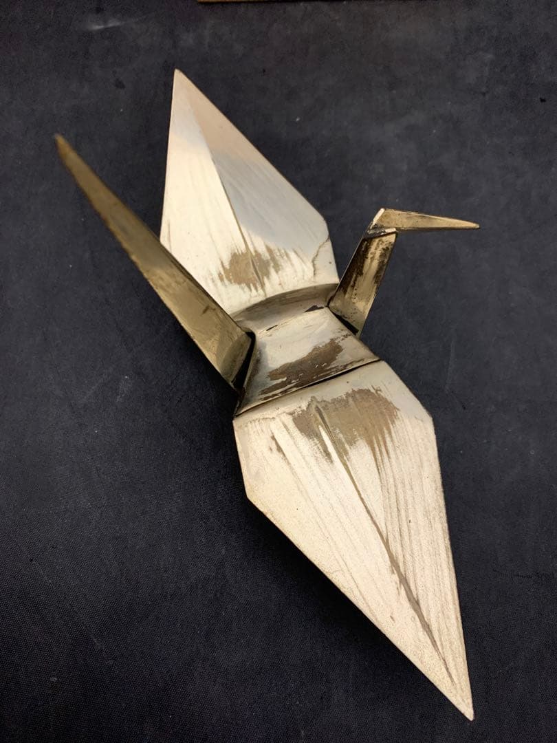 平安 昌美造 折鶴置物 約147g