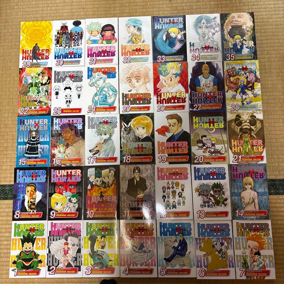 ハンターハンター英語版1巻〜35巻 HUNTER×HUNTER』コミックス一覧｜少年