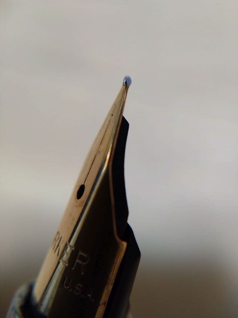 PARKER パーカー 万年筆 シルバー スターリングシルバー ペン先14K