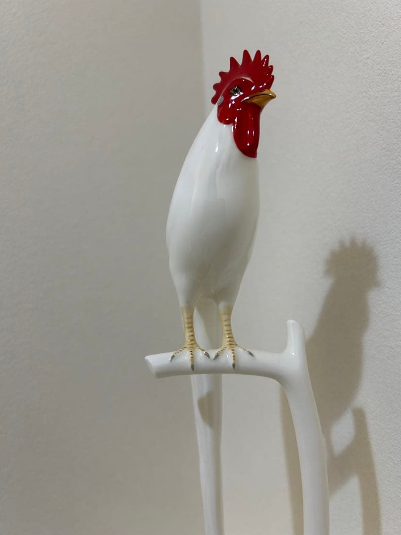 ノリタケ 置物オナガドリ(長尾鶏)