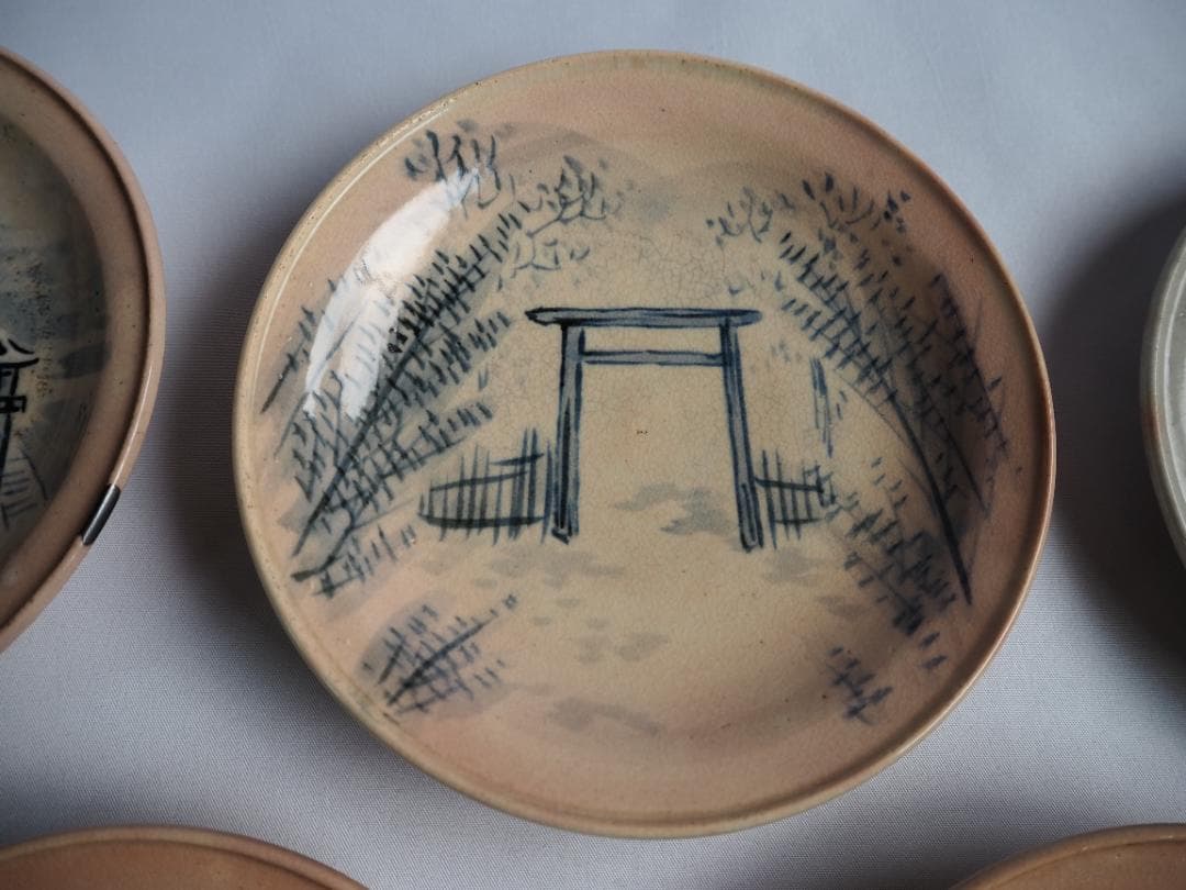 初代大丸北峰造『京名所図銘々皿』（共箱） - メルカリ