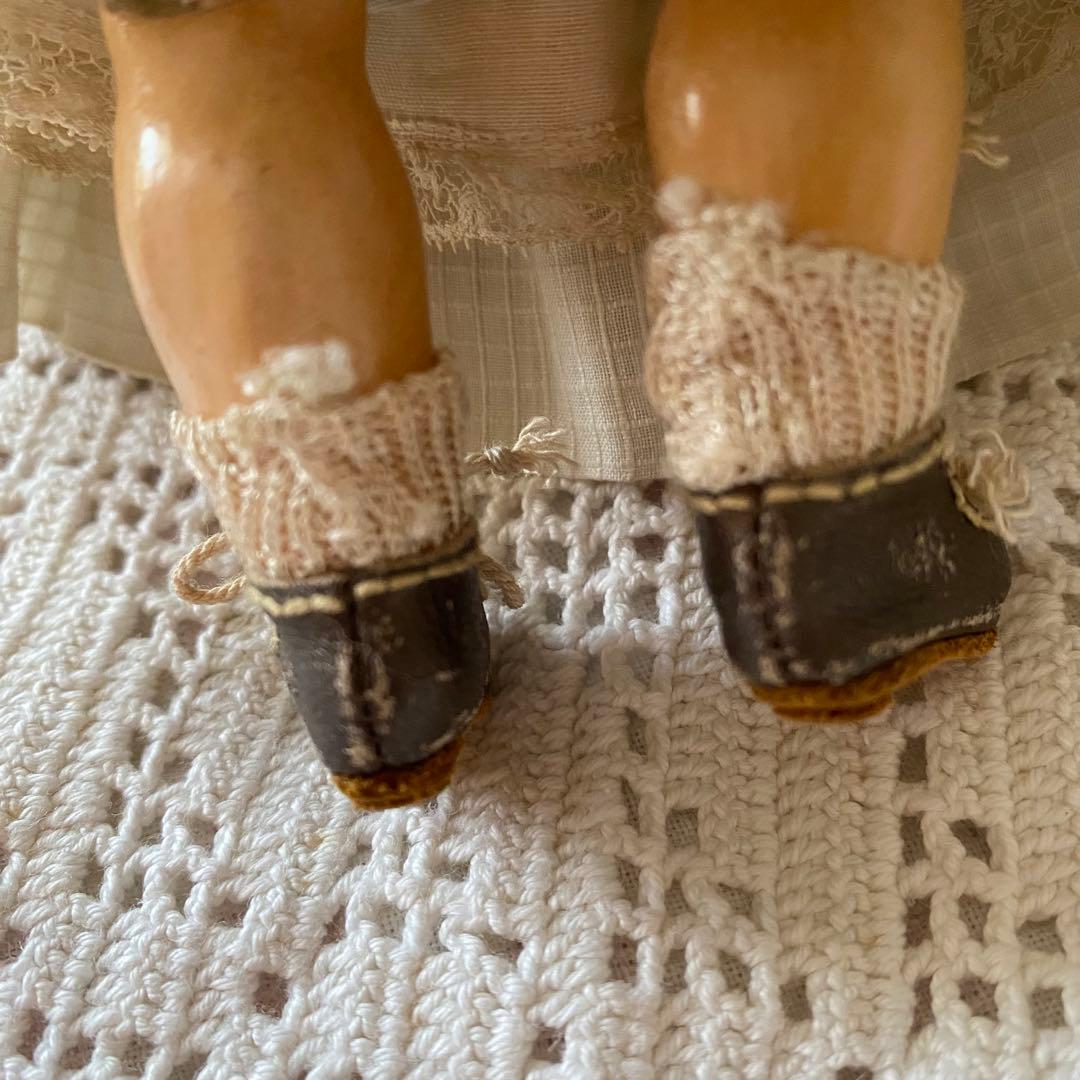 アンティークビスクドール ケストナー143 アンティークドール/ブルーの