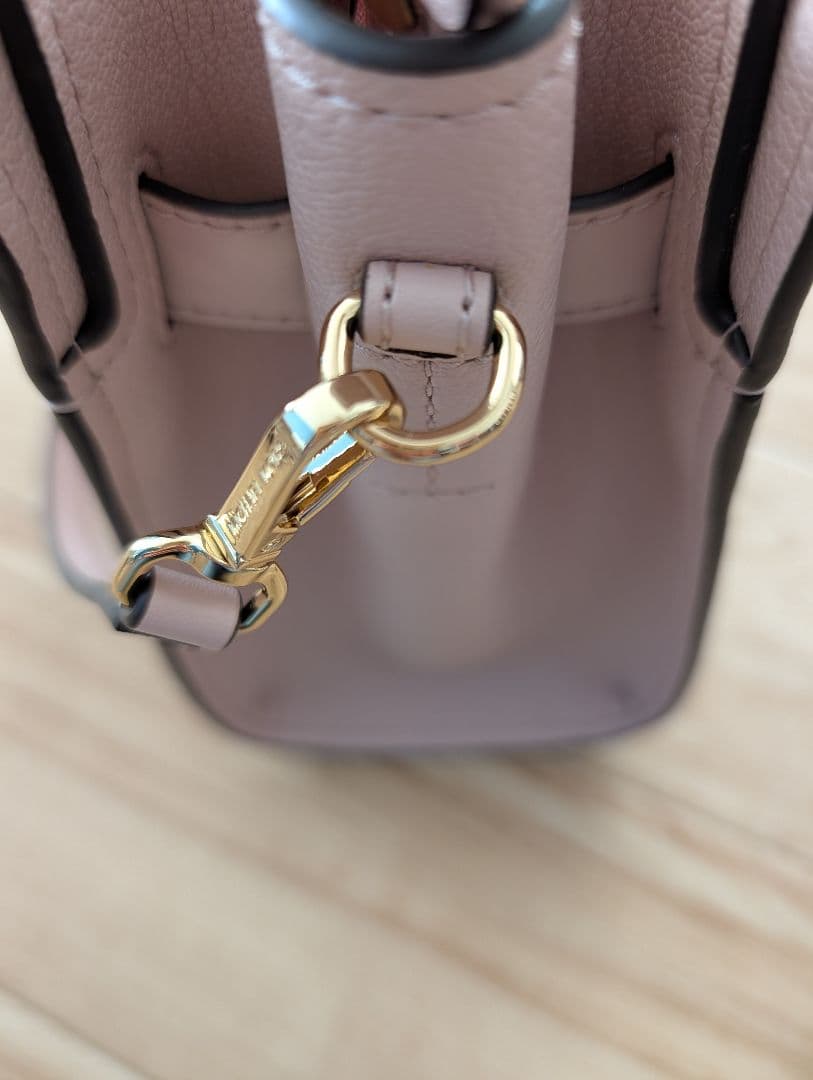 美品 MICHAEL KORS パイソン柄 ピンク 2WAYバッグ