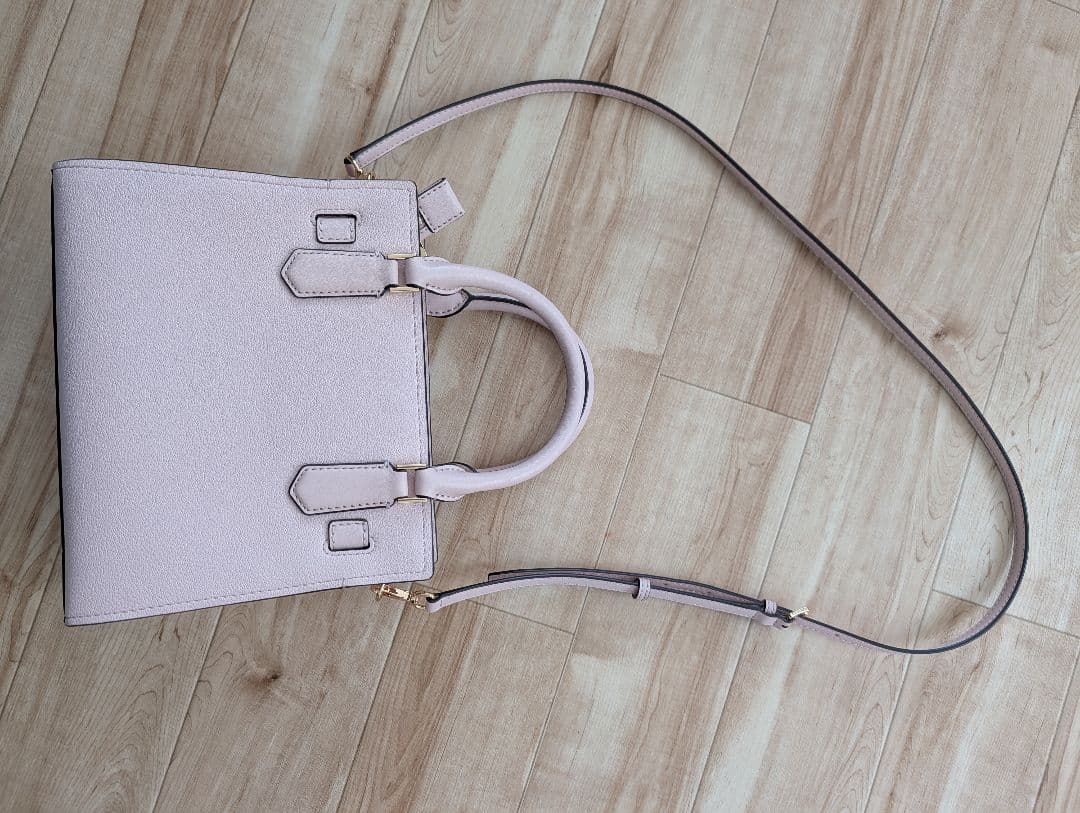 美品 MICHAEL KORS パイソン柄 ピンク 2WAYバッグ