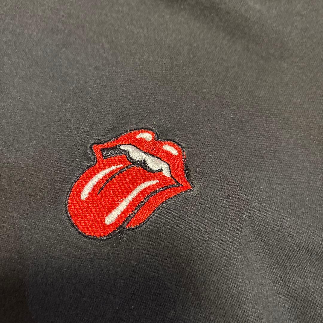 vintage The Rolling Stones 刺繍ロゴTシャツ 黒XL vintage The