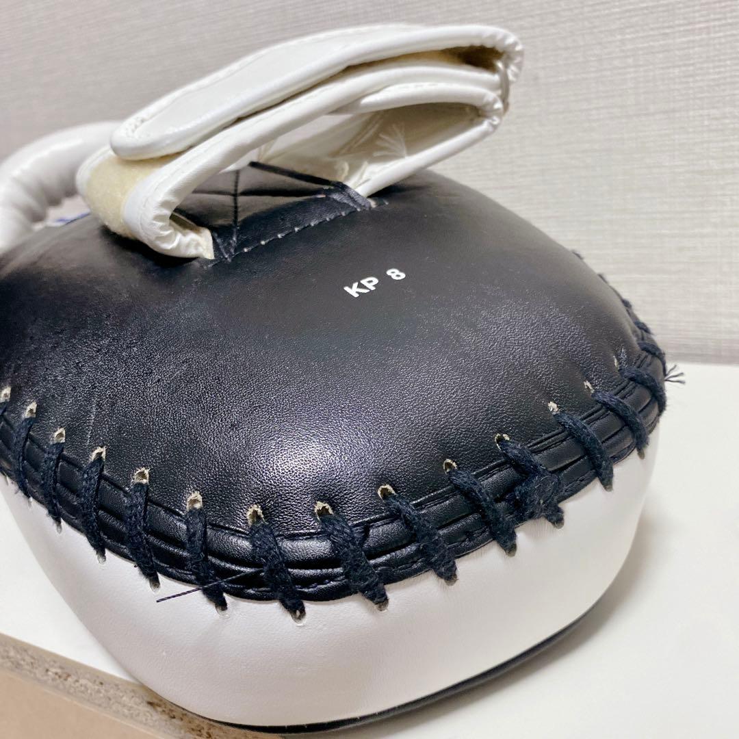 プロ仕様】 WINDY KP-8 キックミット 2個セット 本革製 牛革