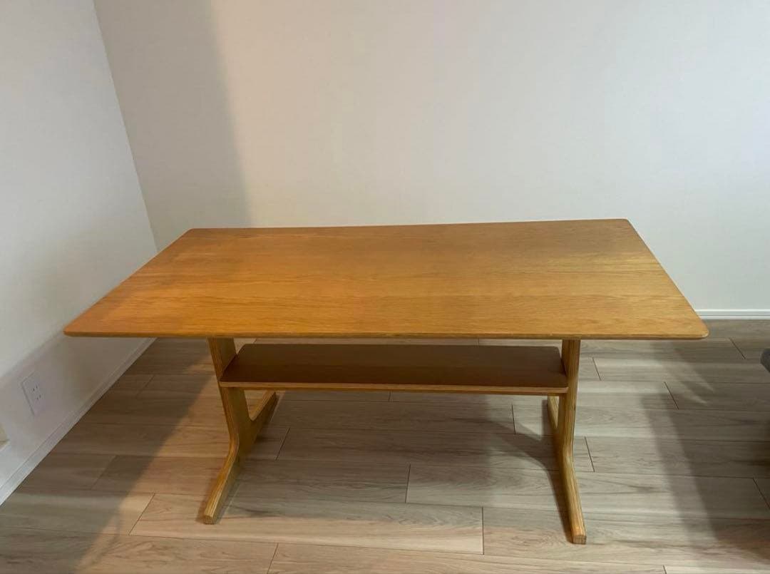 【Smiley】無印良品　リビングでもダイニングでもつかえるテーブル