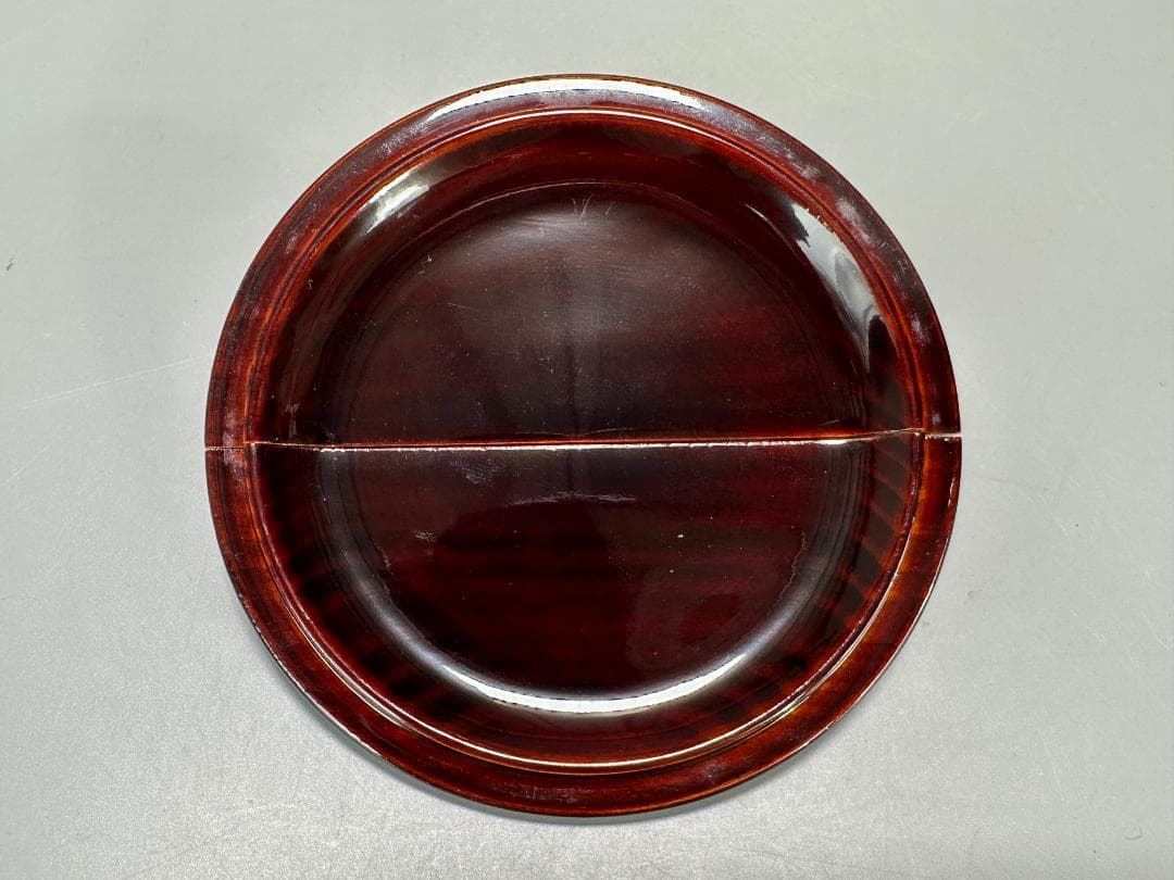 日本茶道具　茶器　棗　老松