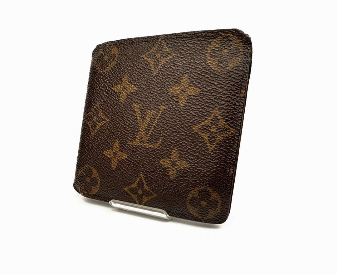 ルイ・ヴィトン モノグラム コンパクトジップ 二つ折り 財布 Louis