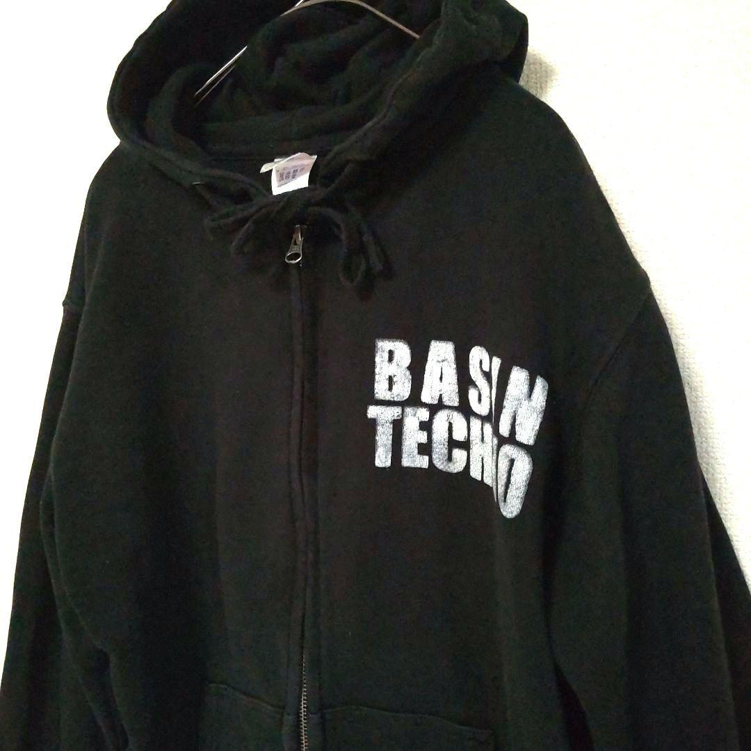 岡崎体育 BASIN TECHNO ジップアップパーカー ベイシンテクノ グッズ