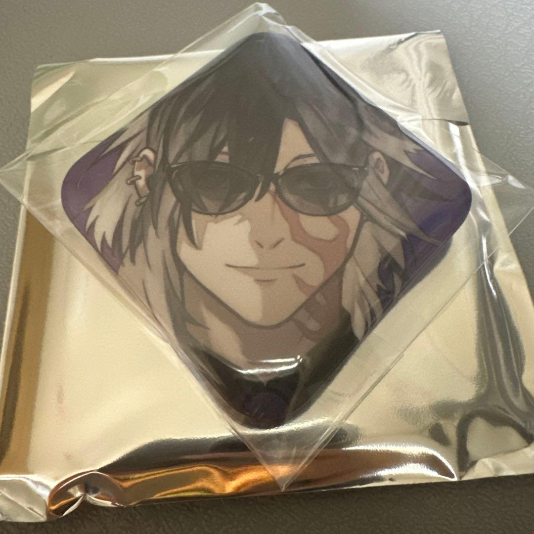 刀剣乱舞 スクエア缶バッジ とうらぶ 実休光忠 大本丸博 実休光忠