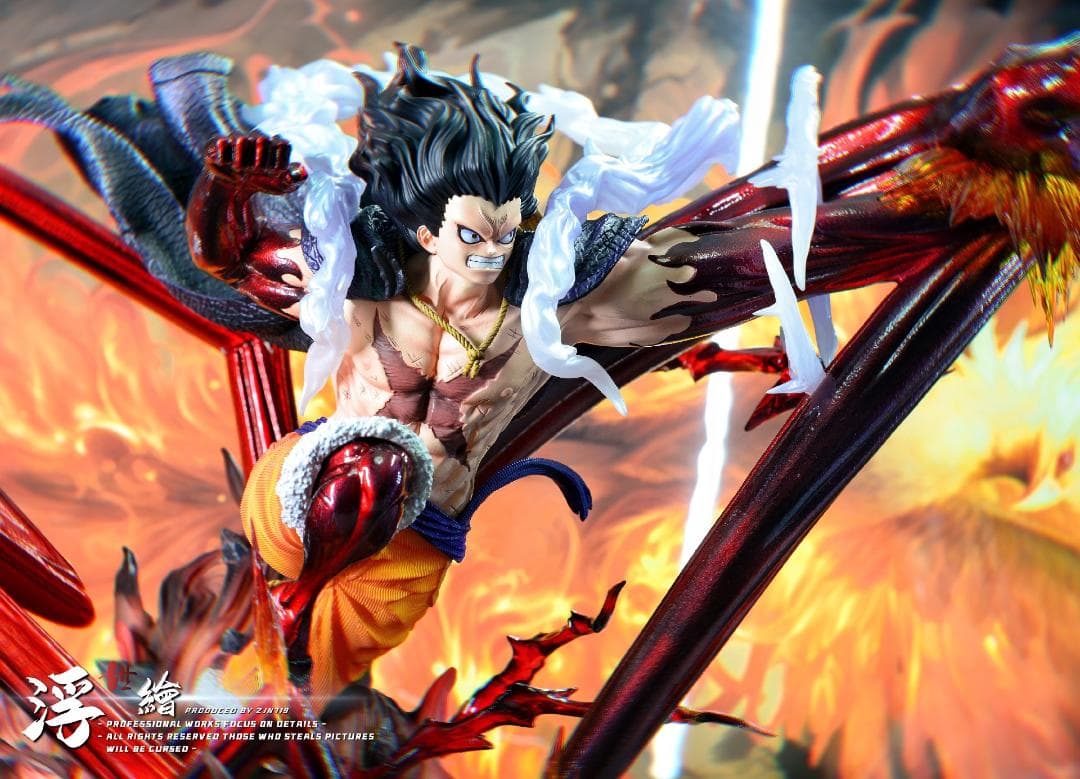 ワンピース ニカ ルフィ ギア4 スネイクマン フィギュア ガレージキット