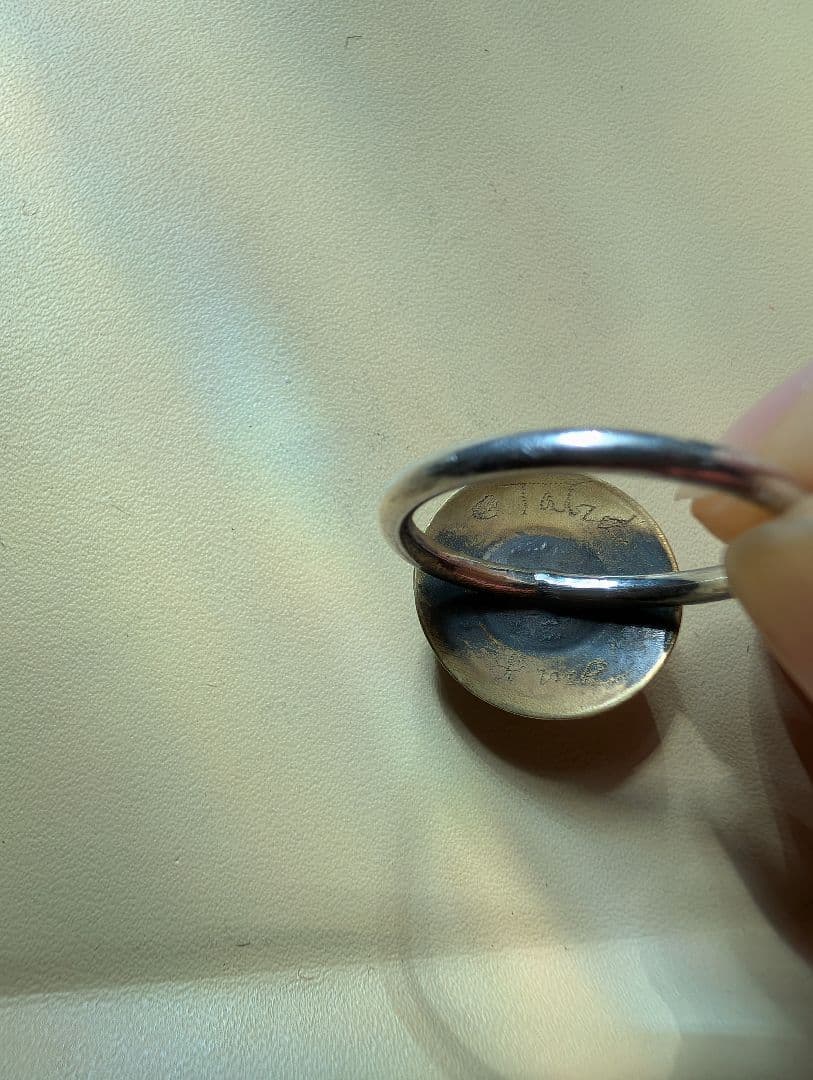 tabra　tunoa タブラ　リング　指輪　シルバー　ハンドメイド　太陽神　銅