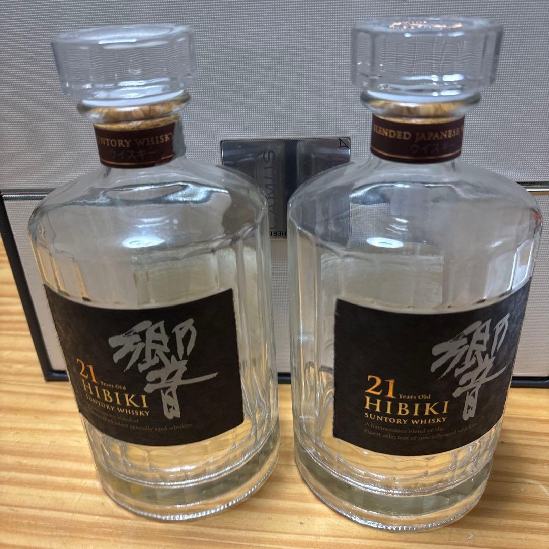 Hibiki 21年 サントリーウイスキー 2本空瓶 - メルカリ