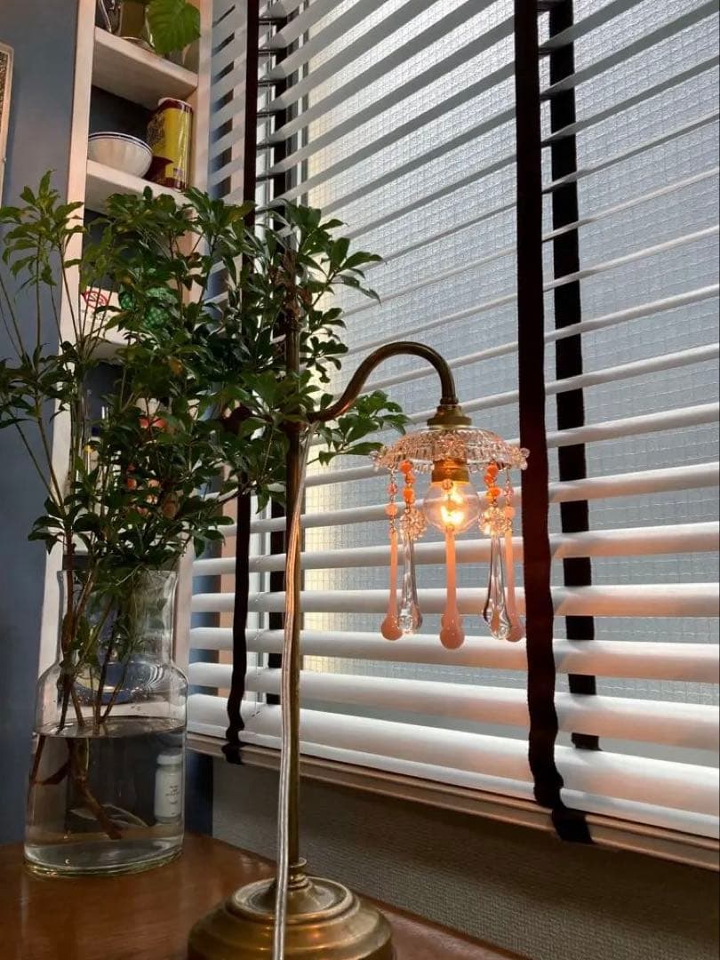 シャンデリア オパールセント フランス アンティーク 1920年