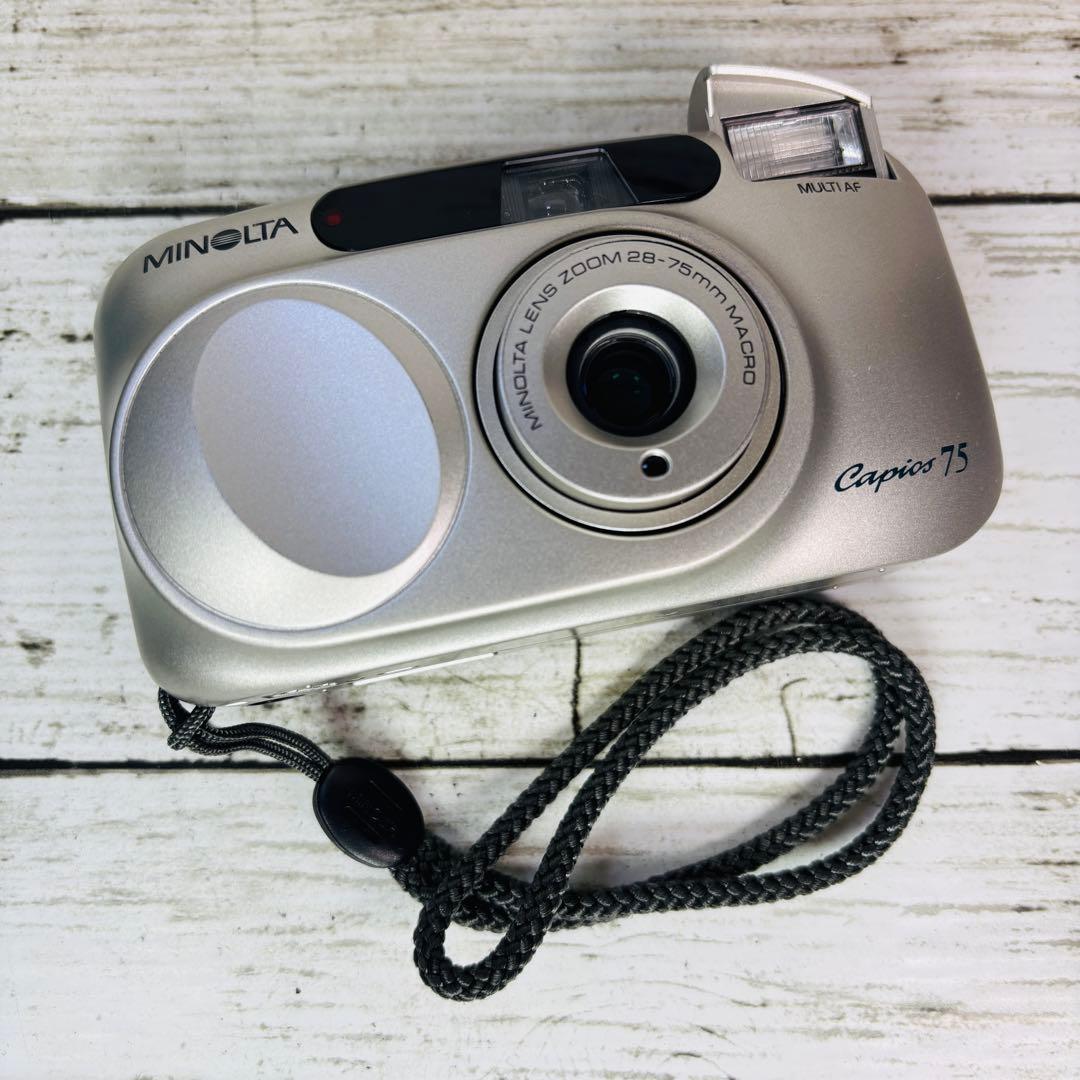 動作良好】MINOLTA フィルムカメラ Capios 75 - メルカリ