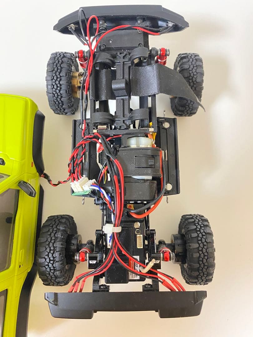 ミニッツ4x4 Suzuki Jimny Sierra ラジコンカー LED付き