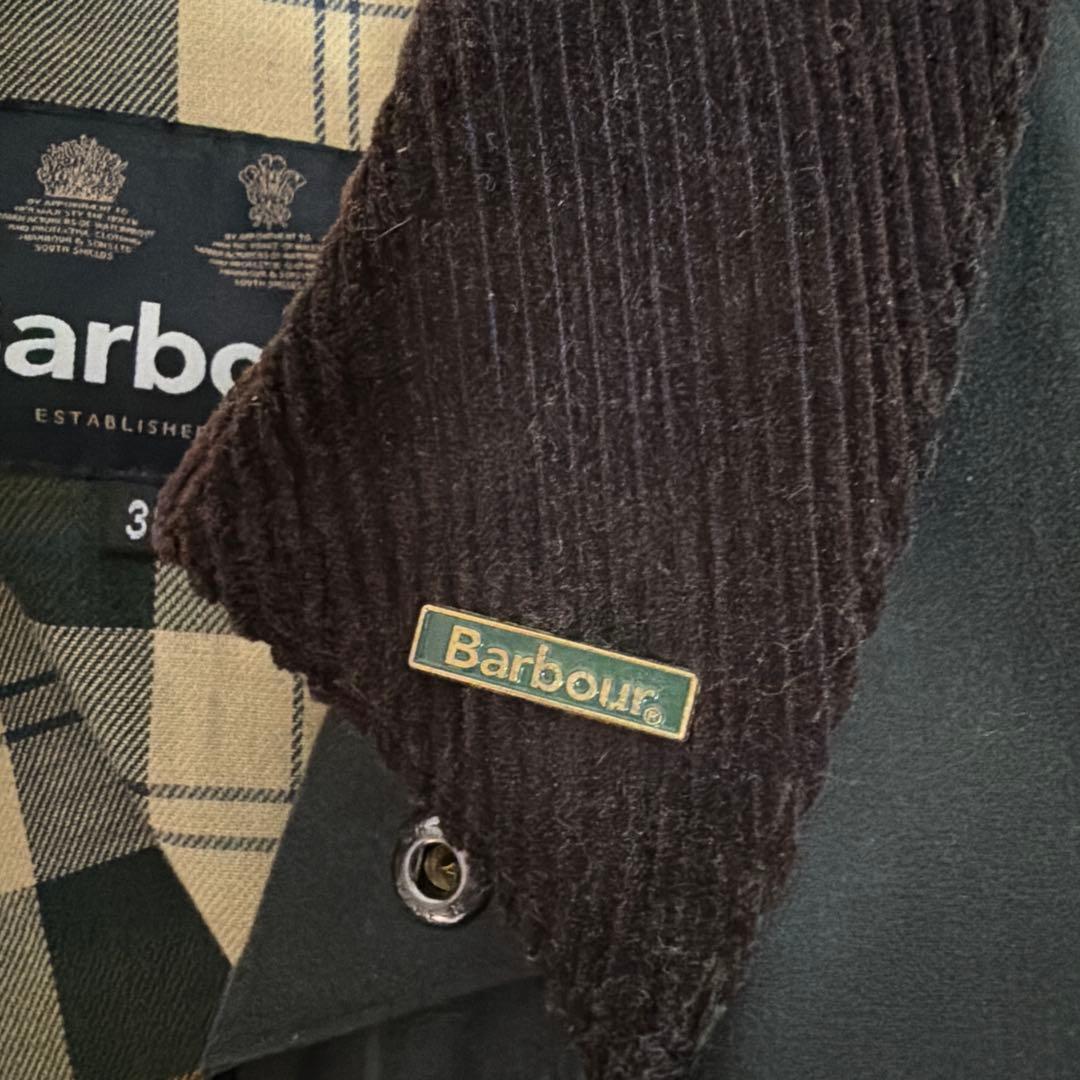 Barbour ダークグリーンジャケット 38