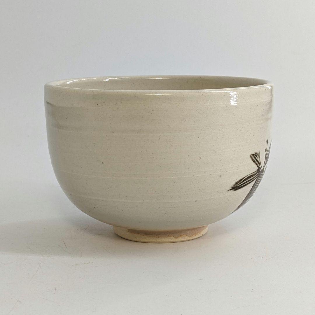 三浦竹軒 京焼 篠図茶盌 共箱共布 抹茶碗 抹茶茶碗 茶道具 茶器 食器 清水焼