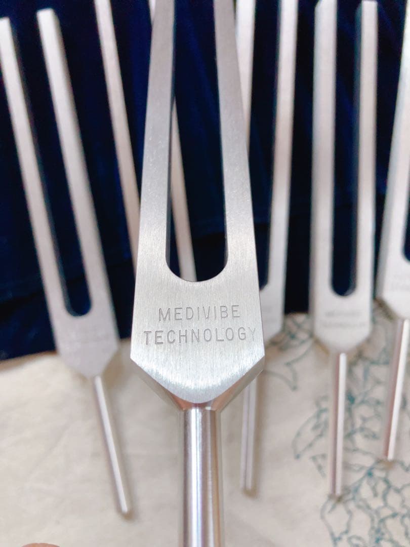 脳波チューナー（ヒーリング音叉）6本セット ハイグレード　Made in USA