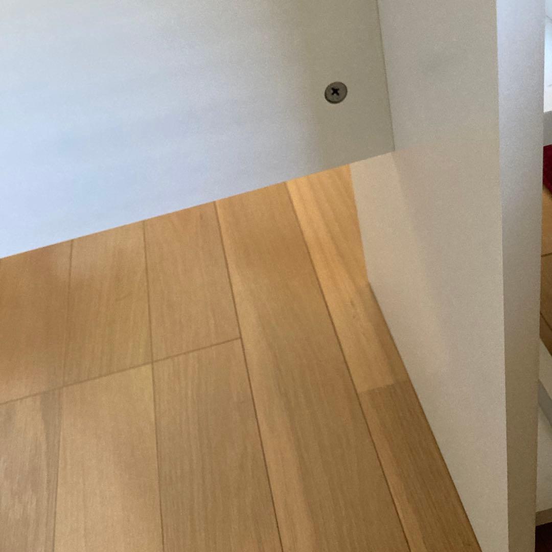 fun funダイニングテーブル　デスク　丸角　半円　ホワイト　シンプル