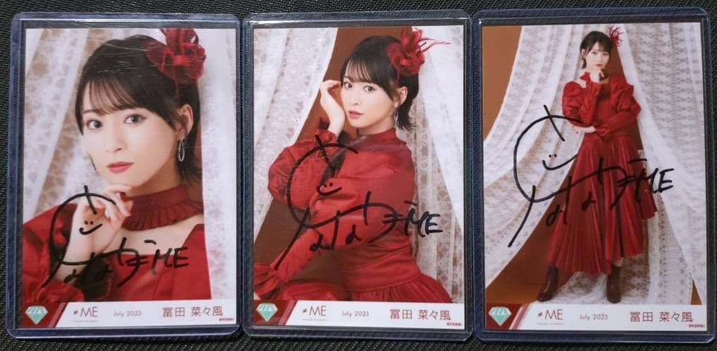 冨田菜々風 4周年コンサート衣装② ピオニーズ 直筆 ヨリ チュウ ヒキ コンプ 冨田菜々風 4周年コンサート衣装② ピオニーズ 直筆 ヨリ チュウ ヒキ