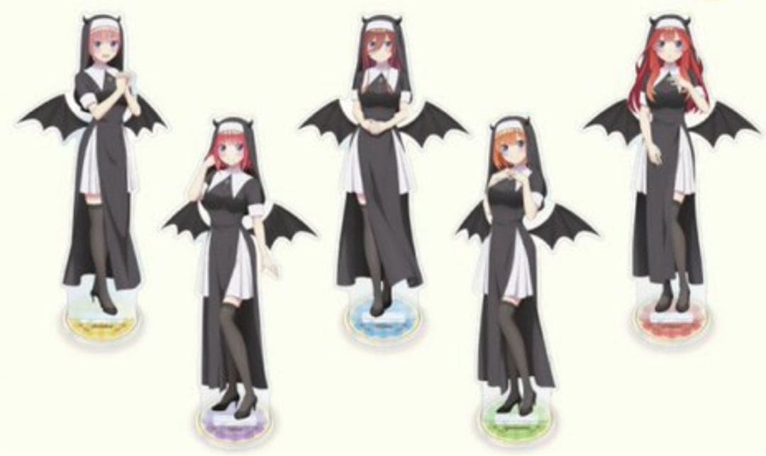 五等分の花嫁　アニメガ×ソフマップ　シスター　アクリルスタンド（Mサイズ）　全種