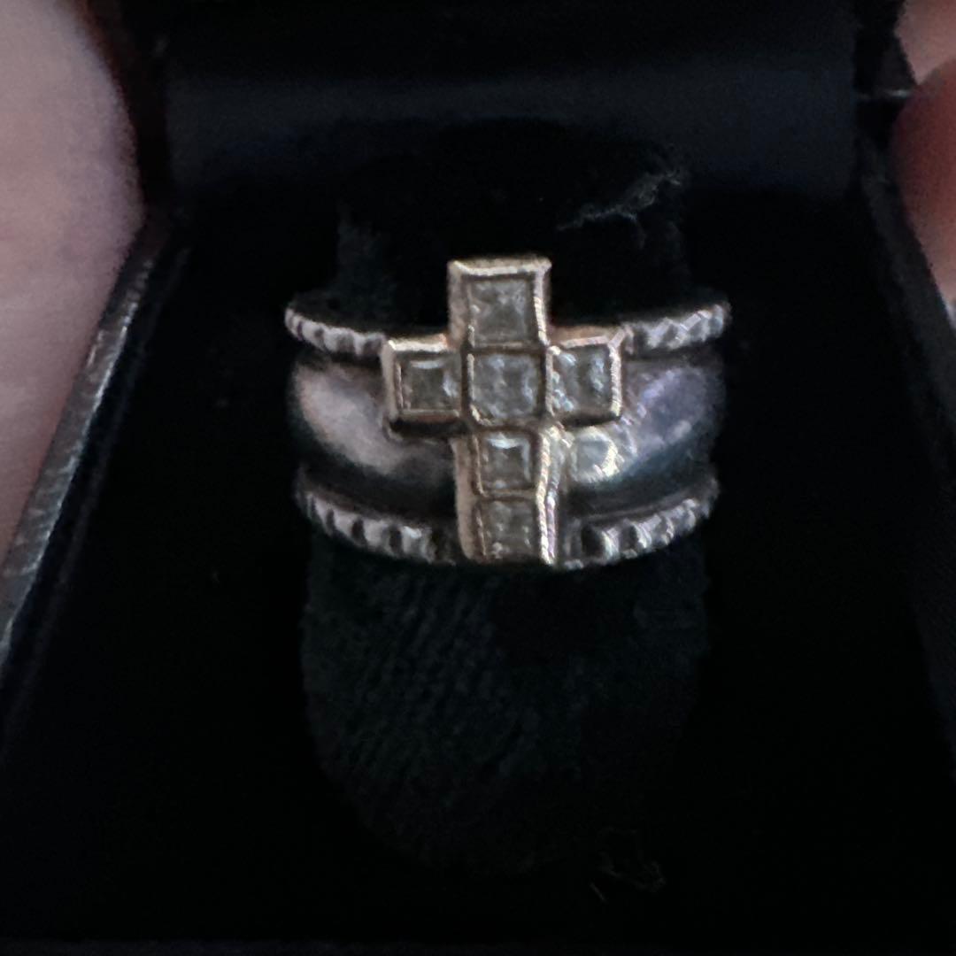 Loree Rodkin Gothic CZダイヤモンドクロスリング