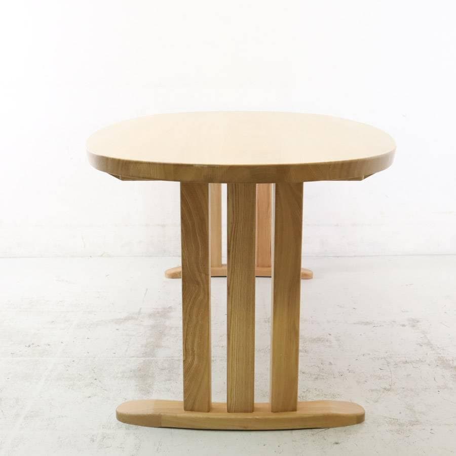 IDC大塚取扱 松田家具 CUBE キューブ タモ無垢材 ダイニングテーブル