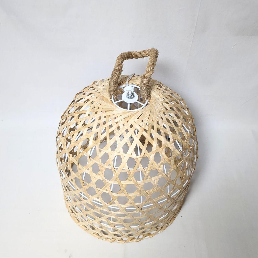 竹カゴ ランプ 吊り下げ照明 竹あかりシリーズ 天井 蛍光 灯