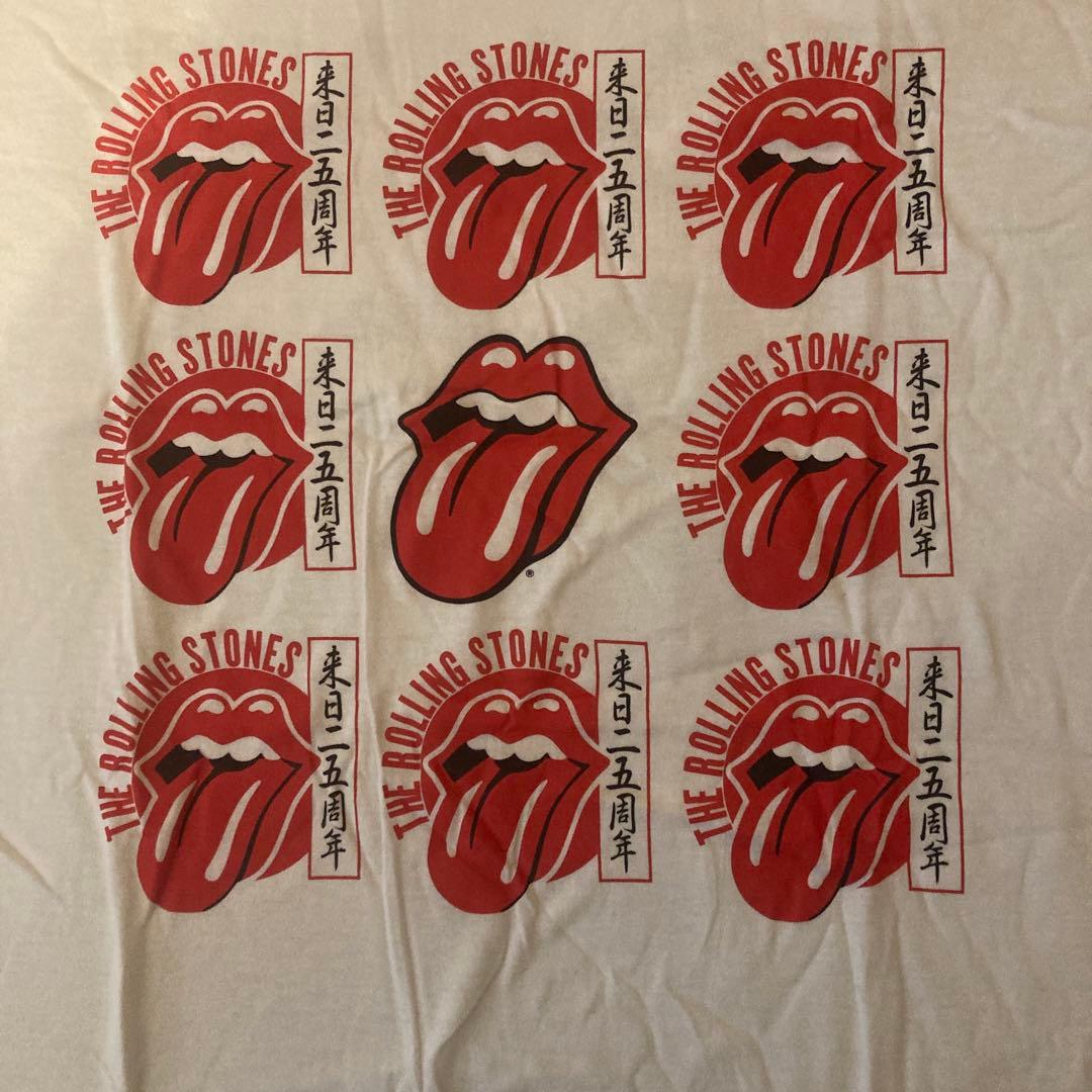 rolling stones 来日25周年 記念 Tシャツ レア ノベルティ rolling