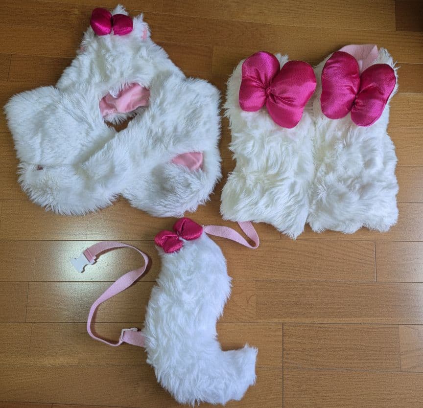 マリーちゃん ファンキャップ マフラー レッグウォーマー しっぽの三点