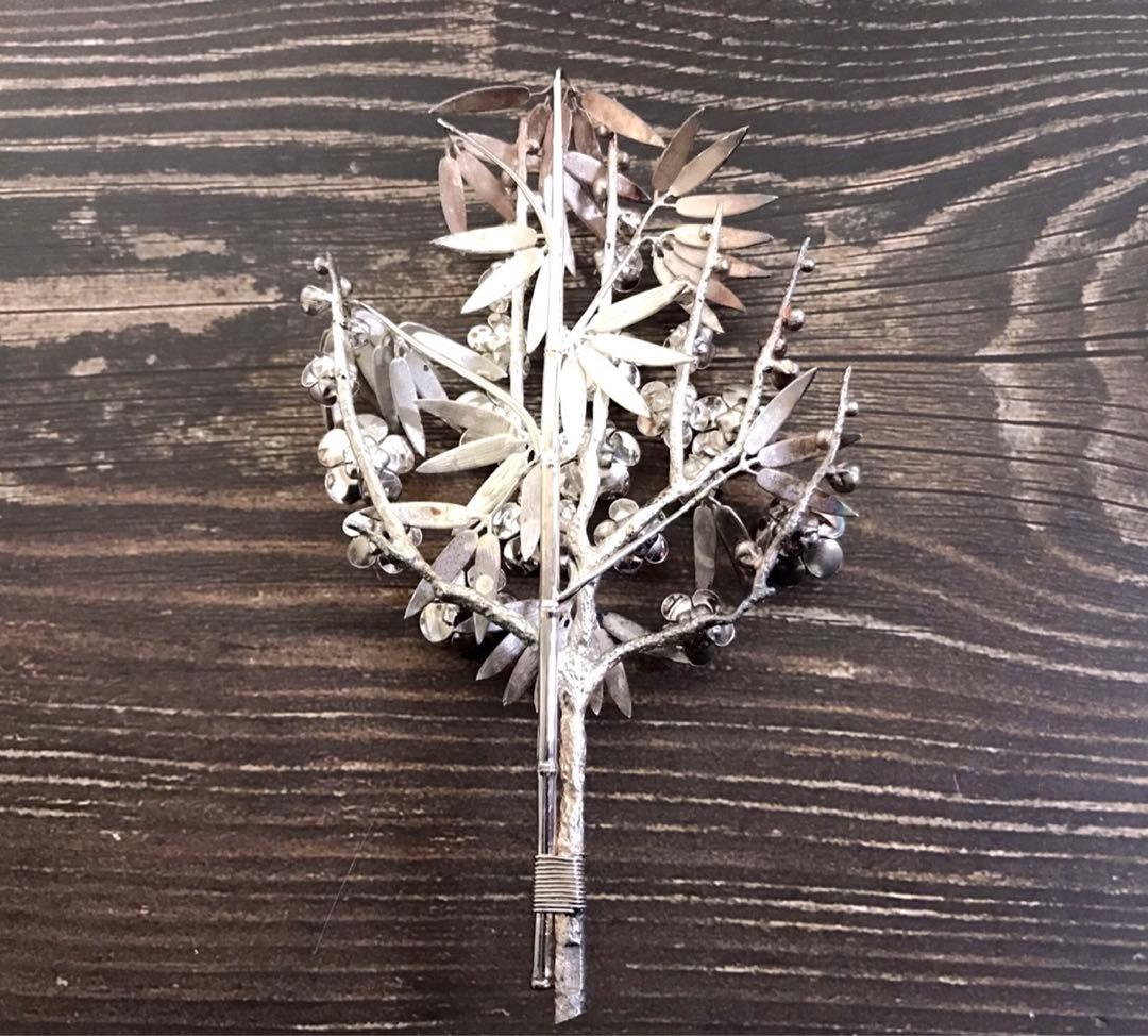 【希少レア】ボンボニエール 挿華 花 皇室 天皇 上皇陛下 下賜 大嘗 純銀