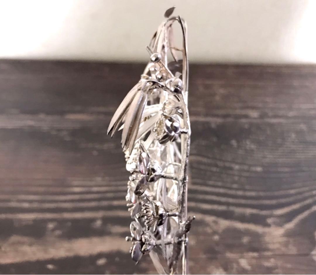 【希少レア】ボンボニエール 挿華 花 皇室 天皇 上皇陛下 下賜 大嘗 純銀