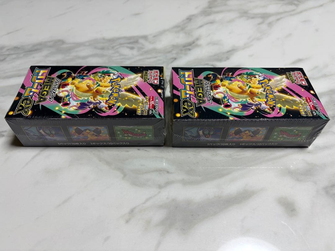 ポケモン MEGAドリームex シュリンク付き 2BOX