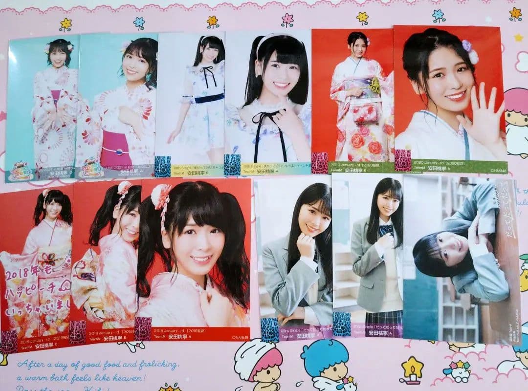 NMB48 ♡安田桃寧♡ 生写真 缶バッジ まとめ売り