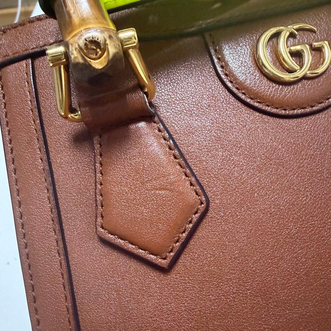 GUCCI グッチ ダイアナ ミニ GGマーモント2wayショルダーバック