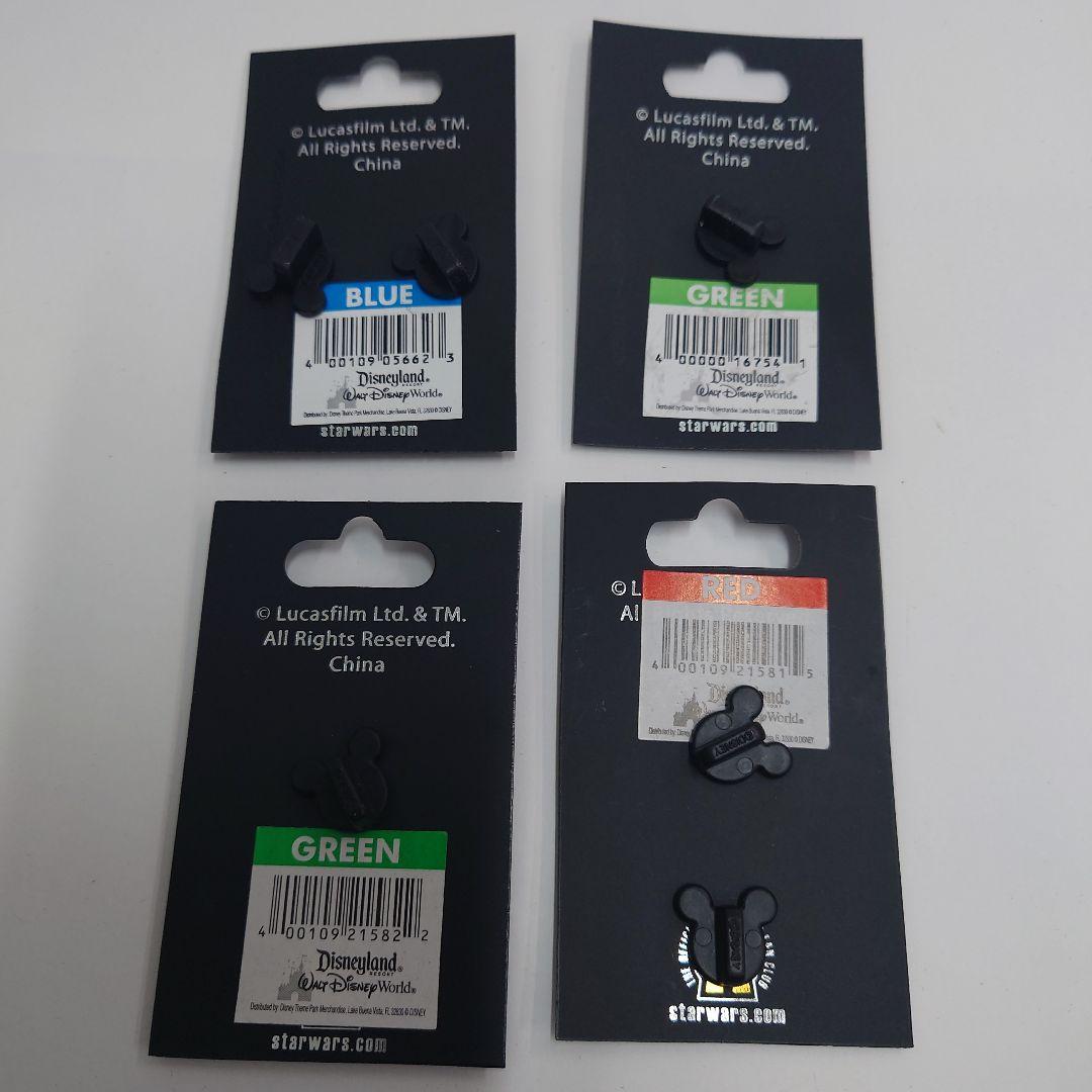 スター・ウォーズ キャラクターピンバッジ 4個セット　ディズニー