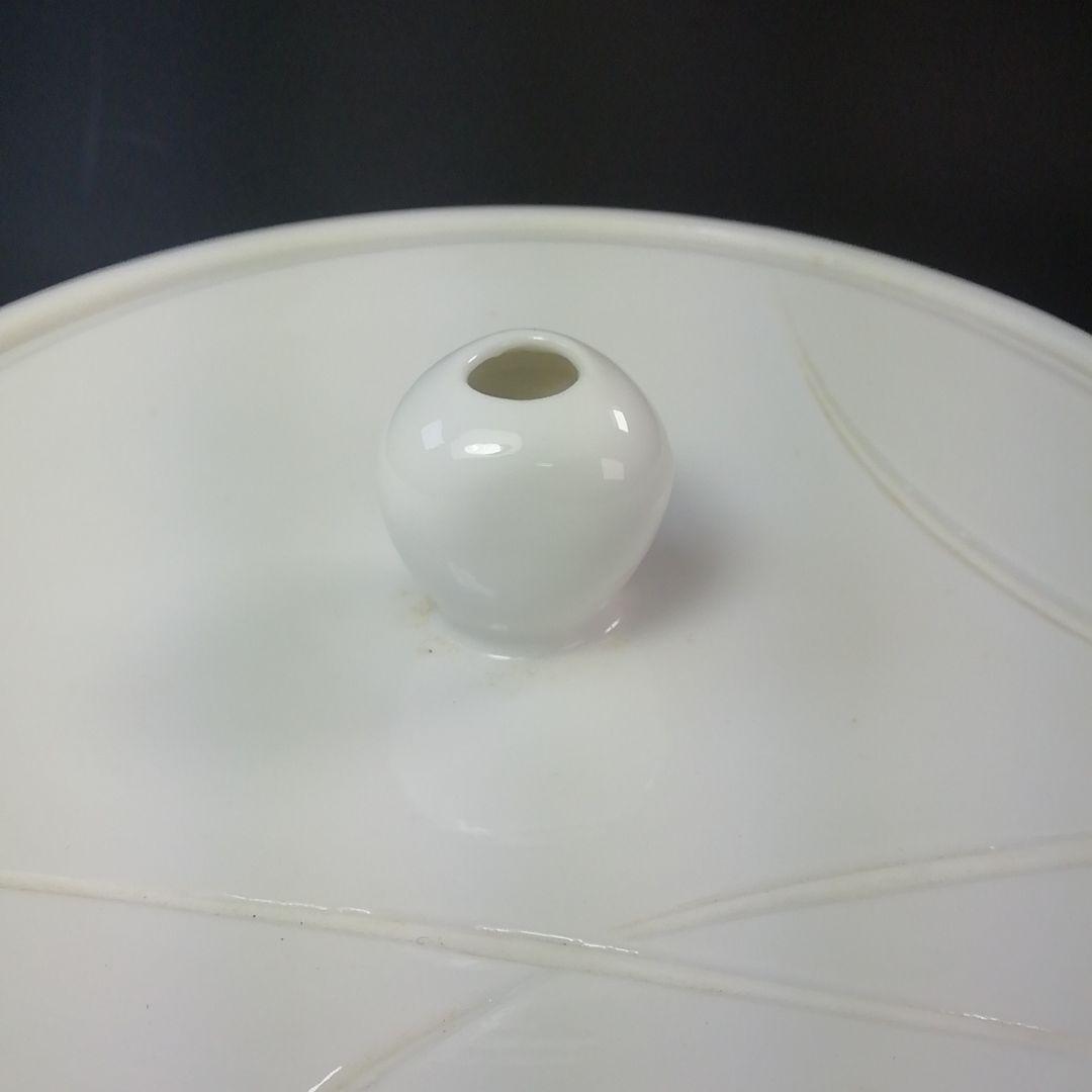 Ｓ７８２　水指　『出石焼』『白磁』『昇山窯　小嶋昇山作』　共箱　茶道具