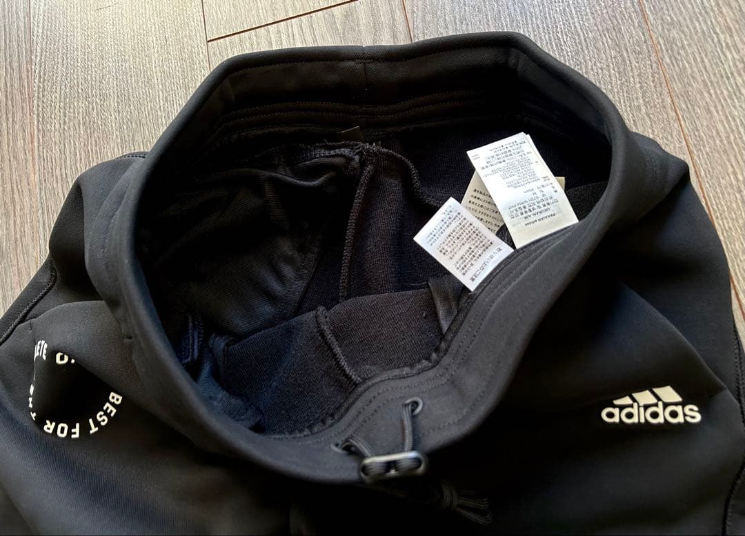 新品 adidas アディダス 上下 ダブルニット生地 秋冬ジャケットパンツ L