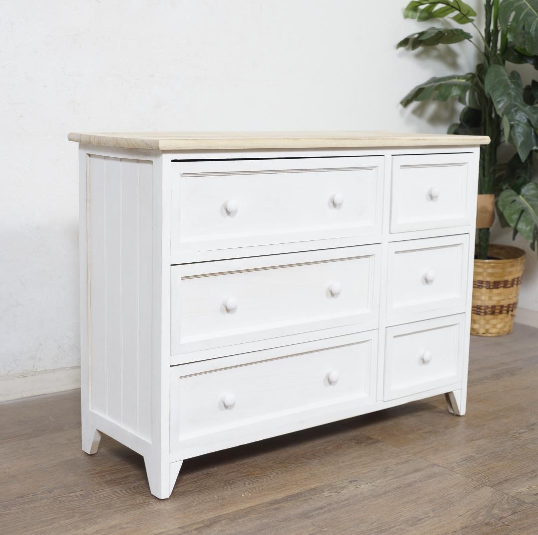 【新品・未使用】　ヨーロピアン調　チェスト　箪笥　幅　79ｃｍ ヨーロピアンクラシック 4段チェスト（引出） （ブラウン） 幅60cm｜Y