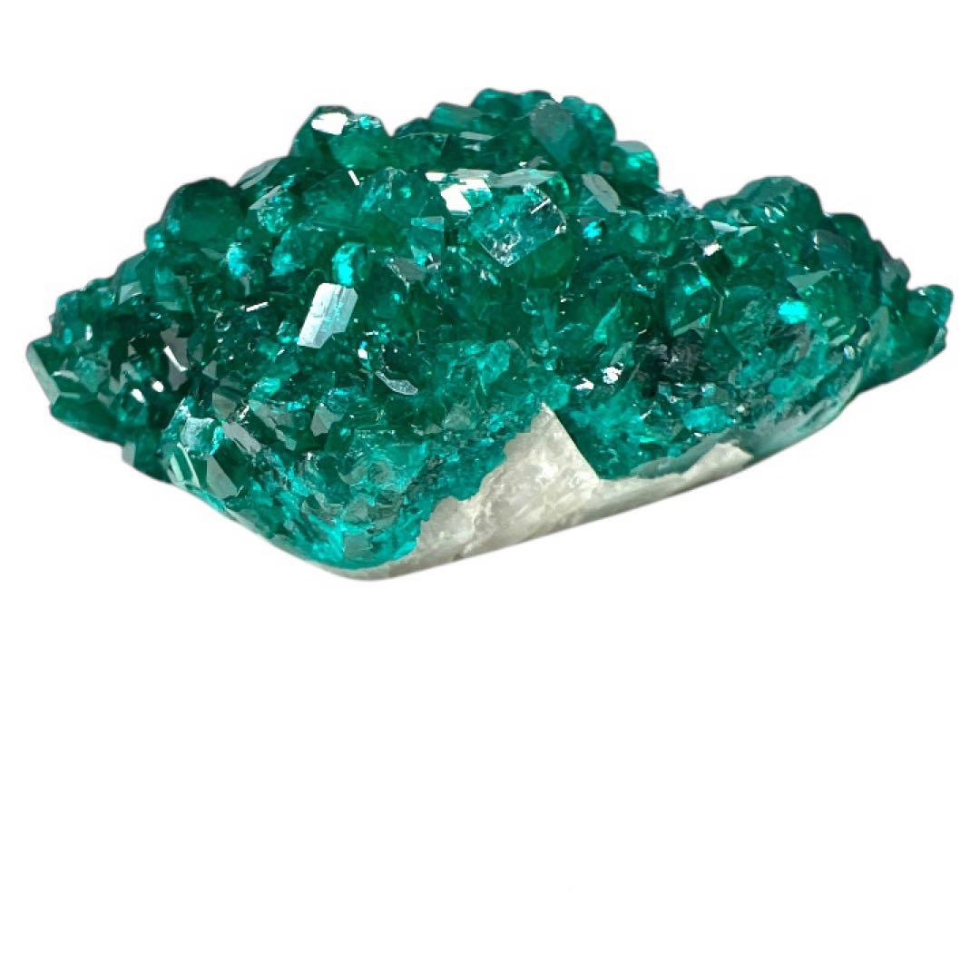 ダイオプテーズクラスター　翠銅鉱 43.5g