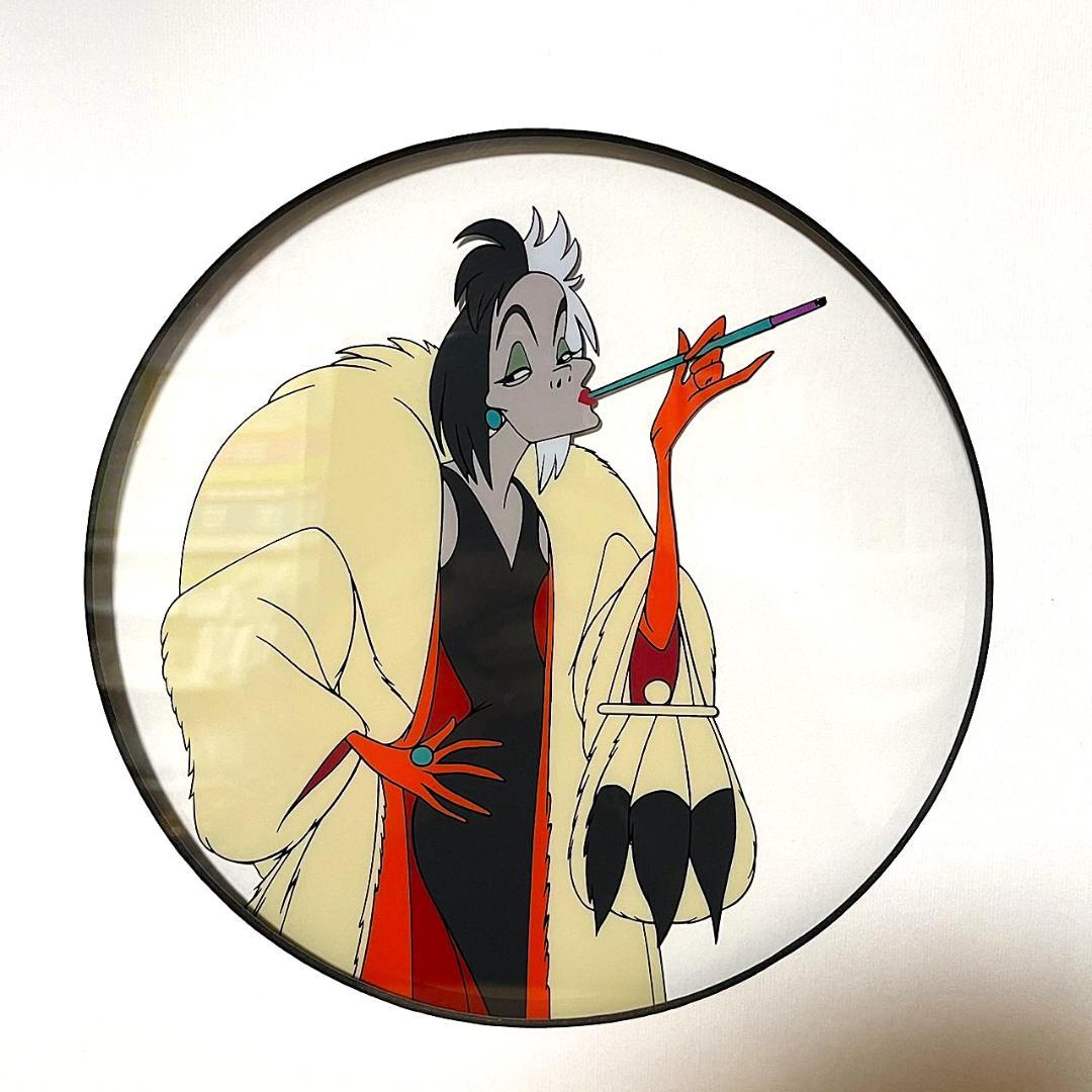 限定品☆マレフィセント 魔女 白雪姫 クルエラ セリグラフ セル画 額縁
