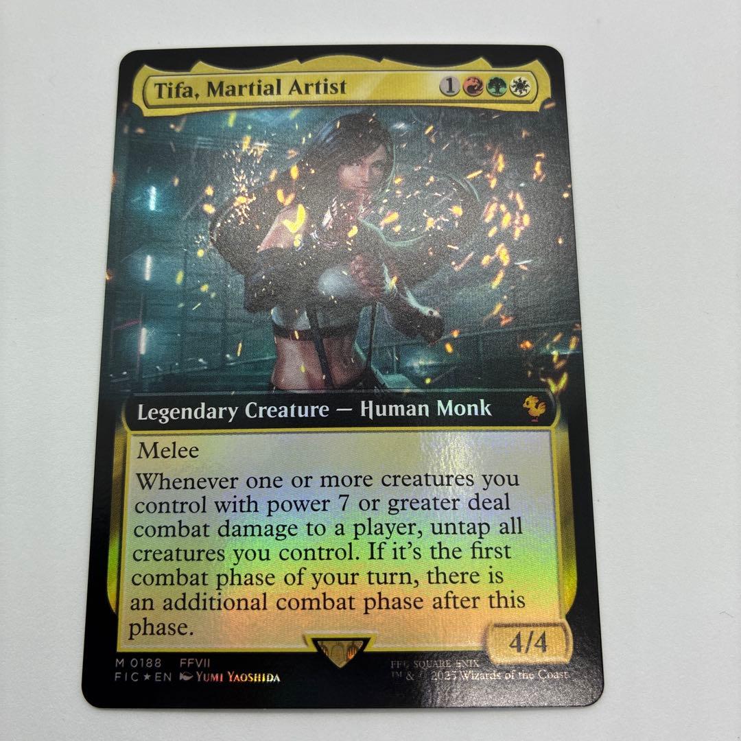 格闘家、ティファ 拡張アート foil 英語版