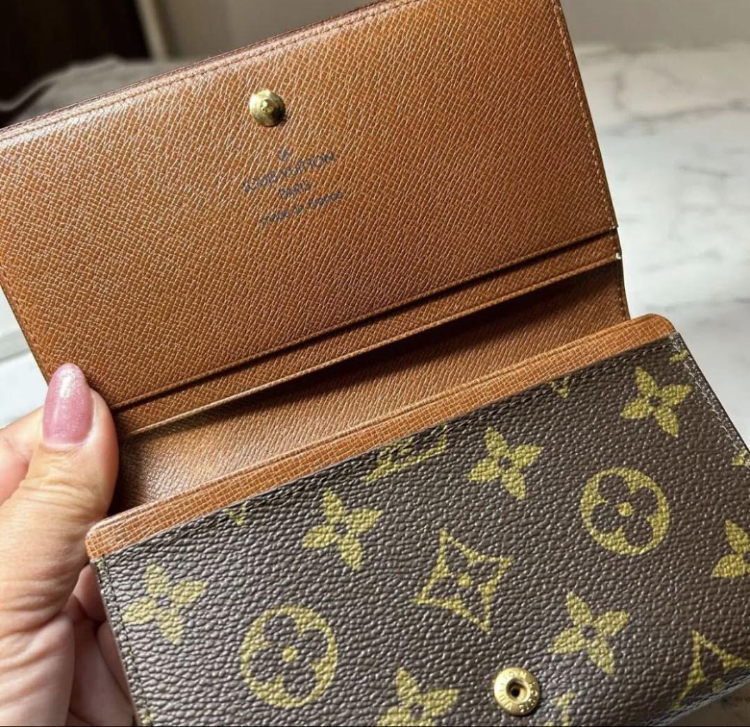 ルイヴィトン 二つ折り財布 ポルトモネビエトレゾール M61730 8540