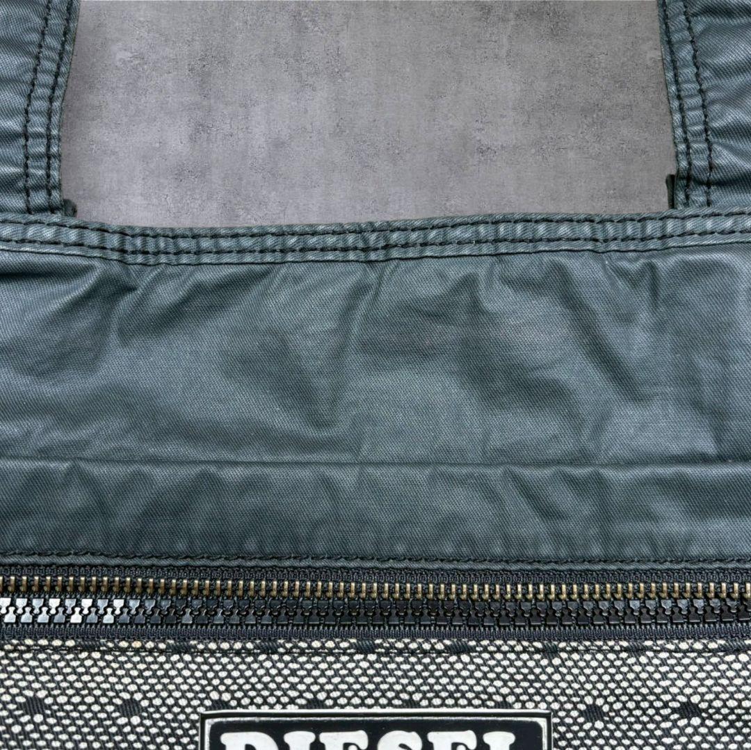 DIESEL ハンドバッグ archive メタルロゴ ブラック系